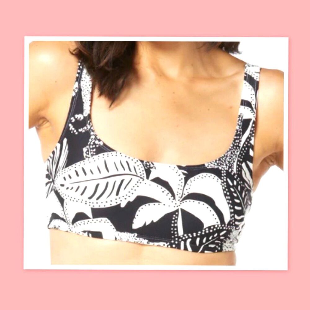 Coco Reef Divine Bra Sized Underwire Bikini Top - Midnight Jungle ~ Size 36DD